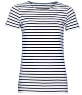 SOLS Ladies Miles Striped TShirt
