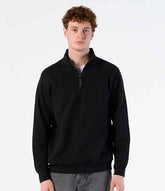 SOLS Stan Contrast Zip Neck Sweatshirt
