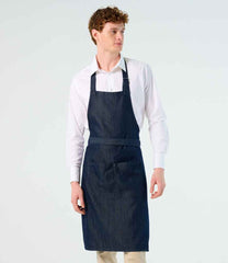 SOLS Grant Denim Bib Apron with Pocket