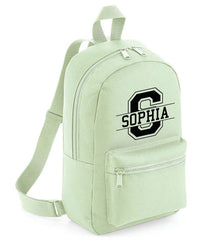 Personalised Girls Boys Backpack Bag Mini School PE Club Nursery Any Name Rucksack