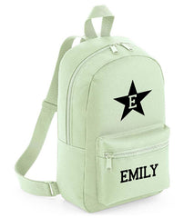 Personalised Girls Boys Backpack Star Bag Mini School PE Club Nursery Any Name Rucksack