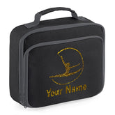 Girls Personalised Glitter Gymnastics School Lunch Bag Kids Dance Insulated Box