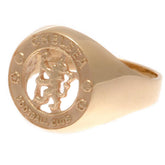 Chelsea FC 9ct Gold Crest Ring Small