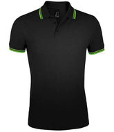 SOLS Pasadena Tipped Cotton Piqu Polo Shirt