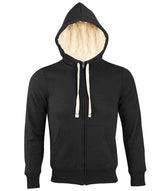 SOLS Unisex Sherpa Hooded Jacket