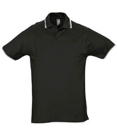 SOLS Practice Tipped Cotton Piqu Polo Shirt