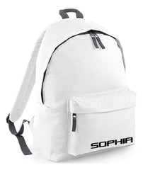 Personalised School Backpack Bag Any Name Text Kids PE Kit Girls Boys Gift