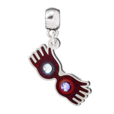 Harry Potter Silver Plated Luna Lovegood Glasses Charm