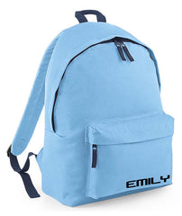 Personalised School Backpack Bag Any Name Text Kids PE Kit Girls Boys Gift