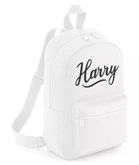 Personalised Girls Backpack Bag Mini School PE Club Nursery Any Name Rucksack