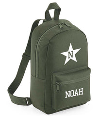 Personalised Girls Boys Backpack Star Bag Mini School PE Club Nursery Any Name Rucksack