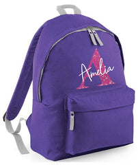 Personalised School Backpack Bag Any Name Text Kids PE Kit Girls Boys Gift