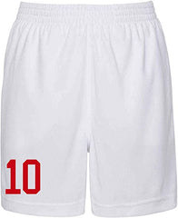 Prospo® Kids Personalised Red and White Wales Style Football Kit Bag Youth Football Wales Boys Or Girls Football Jersey Child Football Kit