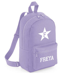 Personalised Girls Boys Backpack Star Bag Mini School PE Club Nursery Any Name Rucksack