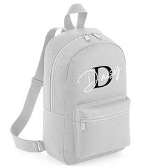 Personalised Girls Initial Any Name Backpack Bag Mini School PE Club Nursery Rucksack