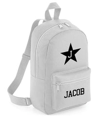 Personalised Girls Boys Backpack Star Bag Mini School PE Club Nursery Any Name Rucksack