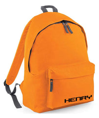 Personalised School Backpack Bag Any Name Text Kids PE Kit Girls Boys Gift