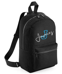 Personalised Girls Backpack Bag Mini School PE Club Nursery Any Name Rucksack