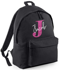 Personalised School Backpack Bag Any Name Text Kids PE Kit Girls Boys Gift