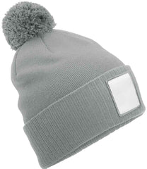 Beechfield Appliqu Patch Pom Beanie