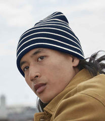 Beechfield Original Deep Cuffed Striped Beanie