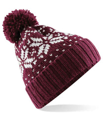 Beechfield Fair Isle Snowstar Beanie
