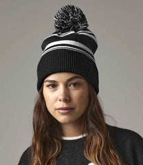 Beechfield Striped Fan Beanie