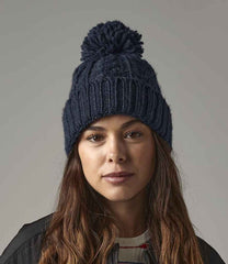 Beechfield Cable Knit Melange Beanie