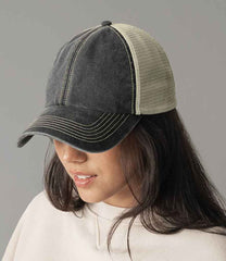 Beechfield 6 Panel Vintage Trucker Cap
