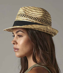 Beechfield Straw Summer Trilby