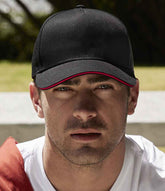 Beechfield EarthAware Classic Organic Cotton 5 Panel Sandwich Peak Cap