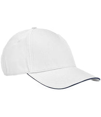 Beechfield EarthAware Classic Organic Cotton 5 Panel Sandwich Peak Cap