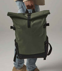 BagBase Block RollTop Backpack