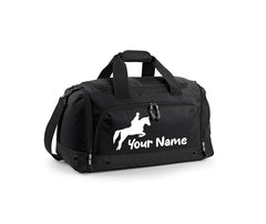 Personalised Equestrian Holdall With Your Name Or Club Kids Boys Mens Kit Bag
