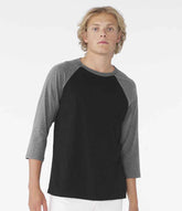 Canvas Unisex 34 Sleeve Baseball TShirt