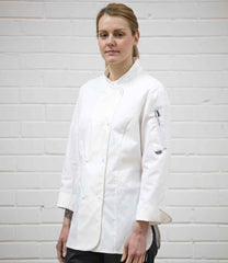 Dennys Ladies Long Sleeve Premium Chefs Jacket