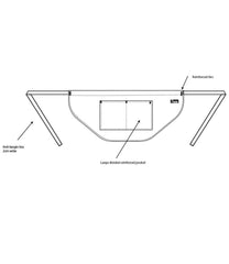 Dennys Wrap Over Waist Apron