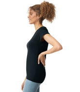 Gildan Ladies SoftStyle V Neck TShirt