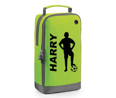 Personalised Any Name Children Boot Bag Boys Football Rugby Kids Sports PE Kit Bag