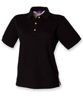 Henbury Ladies Classic Cotton Piqu Polo Shirt