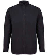 Henbury Modern Long Sleeve Classic Fit Oxford Shirt