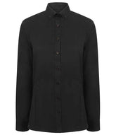 Henbury Ladies Modern Long Sleeve Regular Fit Oxford Shirt