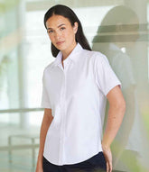 Henbury Ladies Short Sleeve Classic Oxford Shirt