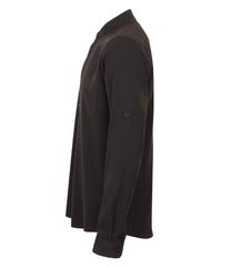 Henbury Mandarin Roll Sleeve AntiBac Wicking Shirt