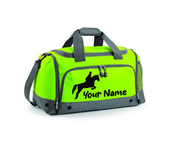 Personalised Equestrian Holdall With Your Name Or Club Kids Boys Mens Kit Bag
