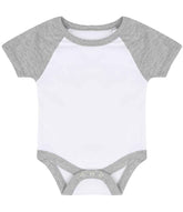 Larkwood Essential Short Sleeve Baby Baseball Bodysuit