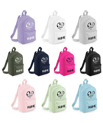 Personalised Girls Backpack Equestrian Bag Mini School PE Club Nursery Any Name Rucksack