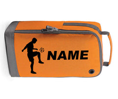 Personalised Any Name Children Football Player Boot Bag Boys Rugby Kids Sports PE Kit Bag