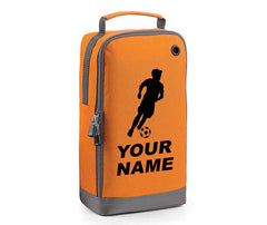 Personalised Any Name Children Football Player Boot Bag Boys Rugby Kids Sports PE Kit Bag