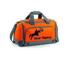 Personalised Equestrian Holdall With Your Name Or Club Kids Boys Mens Kit Bag